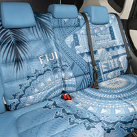 Fiji Rugby Bula Masi Back Car Seat Cover Fish Tail Kaivity Cibi - Turquoise LT7 - Polynesian Pride