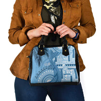 Fiji Rugby Bula Masi Shoulder Handbag Fish Tail Kaivity Cibi - Turquoise