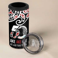 Kia Kaha Te Reo Maori 4 in 1 Can Cooler Tumbler 50 Years Mo Ake Tonu Te Reo LT7 - Polynesian Pride