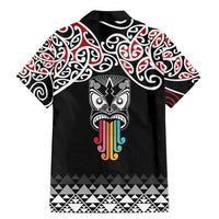 Kia Kaha Te Reo Maori Family Matching Mermaid Dress and Hawaiian Shirt 50 Years Mo Ake Tonu Te Reo LT7 - Polynesian Pride