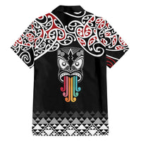 Kia Kaha Te Reo Maori Family Matching Puletasi and Hawaiian Shirt 50 Years Mo Ake Tonu Te Reo LT7 - Polynesian Pride