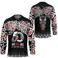 Kia Kaha Te Reo Maori Hockey Jersey 50 Years Mo Ake Tonu Te Reo - Polynesian Pride