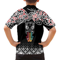 Kia Kaha Te Reo Maori Kid Hawaiian Shirt 50 Years Mo Ake Tonu Te Reo - Polynesian Pride