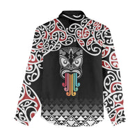 Kia Kaha Te Reo Maori Women Casual Shirt 50 Years Mo Ake Tonu Te Reo LT7 - Polynesian Pride