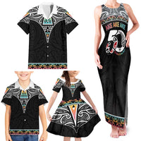 50 Years Kia Kaha Te Reo Maori Family Matching Tank Maxi Dress and Hawaiian Shirt Ake Ake Ake! LT7 - Polynesian Pride