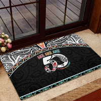 50 Years Kia Kaha Te Reo Maori Rubber Doormat Ake Ake Ake! LT7 - Polynesian Pride