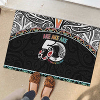 50 Years Kia Kaha Te Reo Maori Rubber Doormat Ake Ake Ake! LT7 - Polynesian Pride