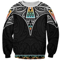 50 Years Kia Kaha Te Reo Maori Sweatshirt Ake Ake Ake! LT7 Unisex White - Polynesian Pride