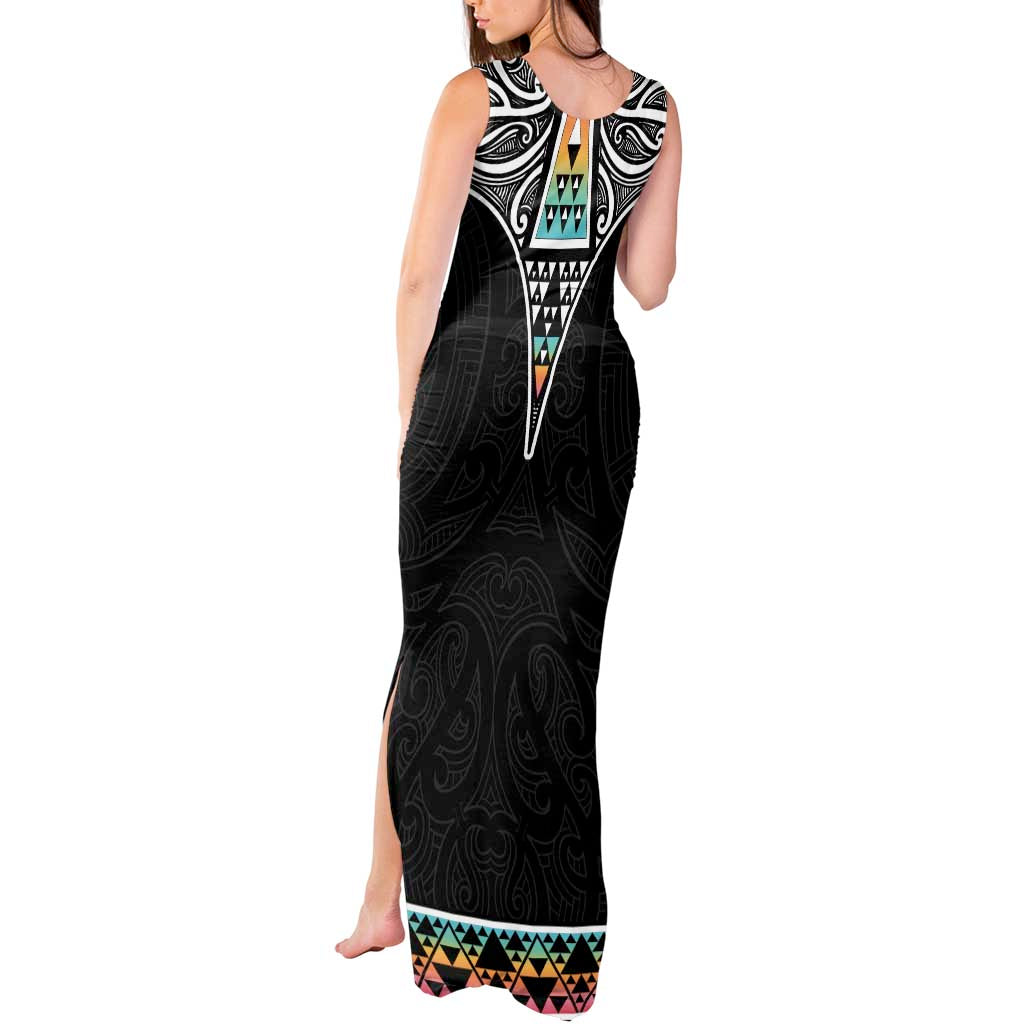 50 Years Kia Kaha Te Reo Maori Tank Maxi Dress Ake Ake Ake! - Polynesian Pride