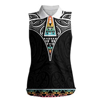 50 Years Kia Kaha Te Reo Maori Women Sleeveless Polo Shirt Ake Ake Ake! LT7 Female White - Polynesian Pride