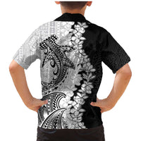 Polynesian Plumeria Lei Family Matching Mermaid Dress and Hawaiian Shirt with Hammerhead Shark LT7 - Polynesian Pride