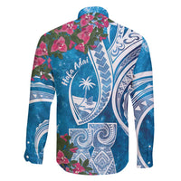 Hafa Adai Guam Family Matching Summer Maxi Dress and Hawaiian Shirt Crystal Waves LT7 - Polynesian Pride
