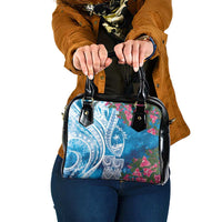 Hafa Adai Guam Shoulder Handbag Crystal Waves