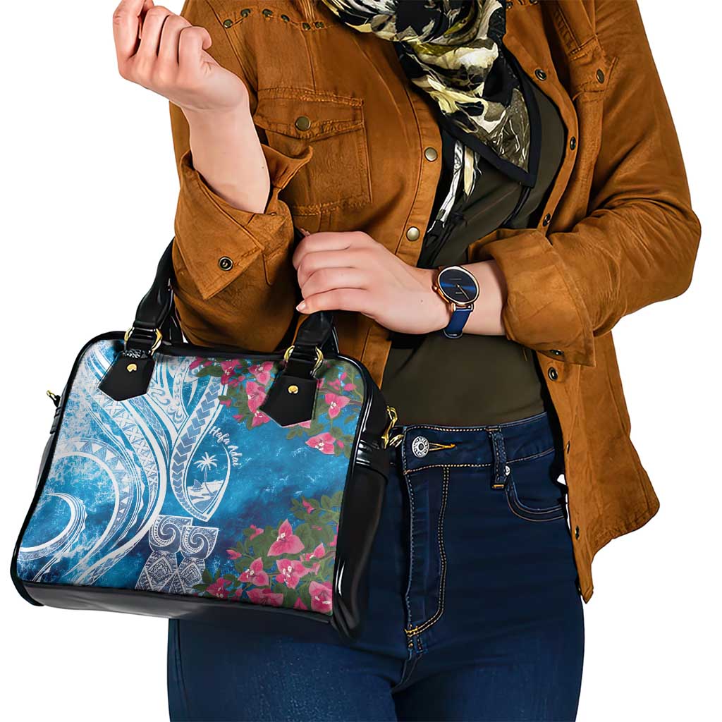 Hafa Adai Guam Shoulder Handbag Crystal Waves