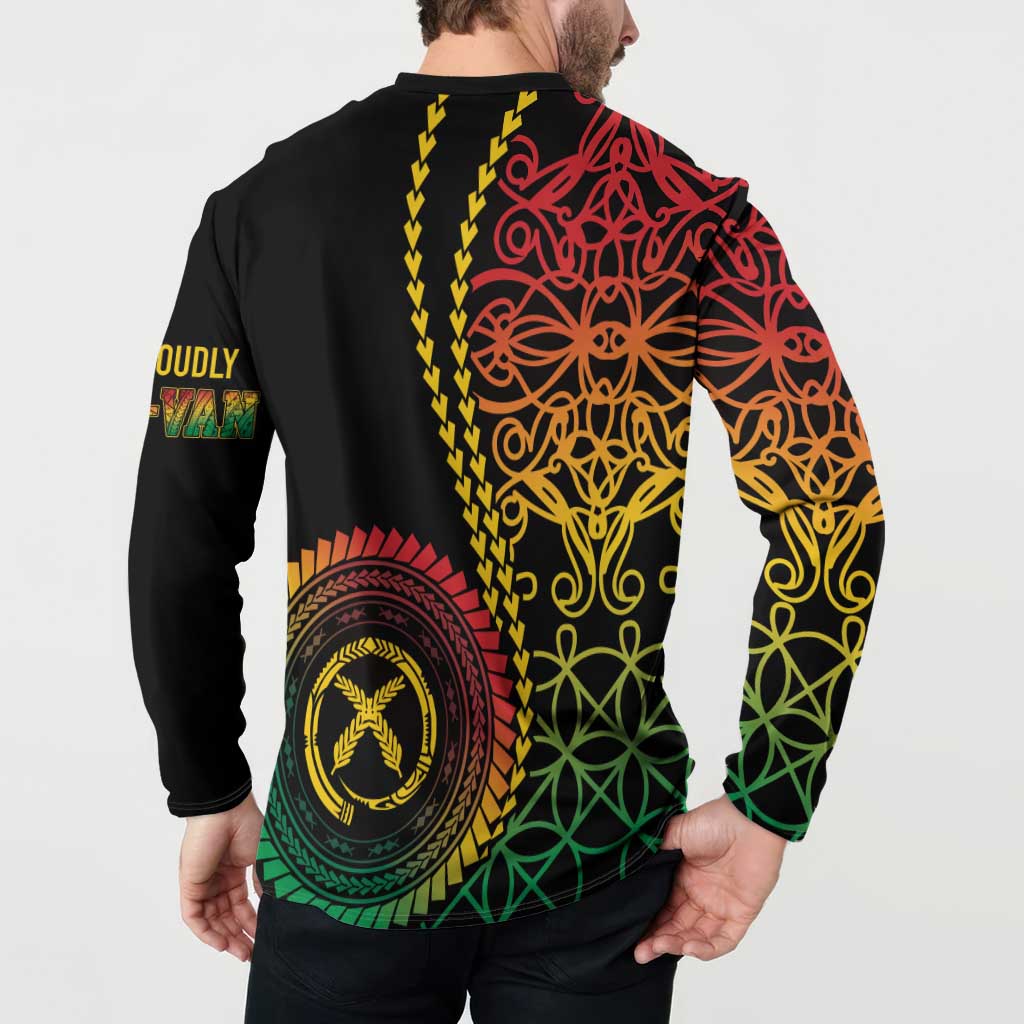 Proudly Ni-Van Sandroing Inspired Classic Style Button Sweatshirt