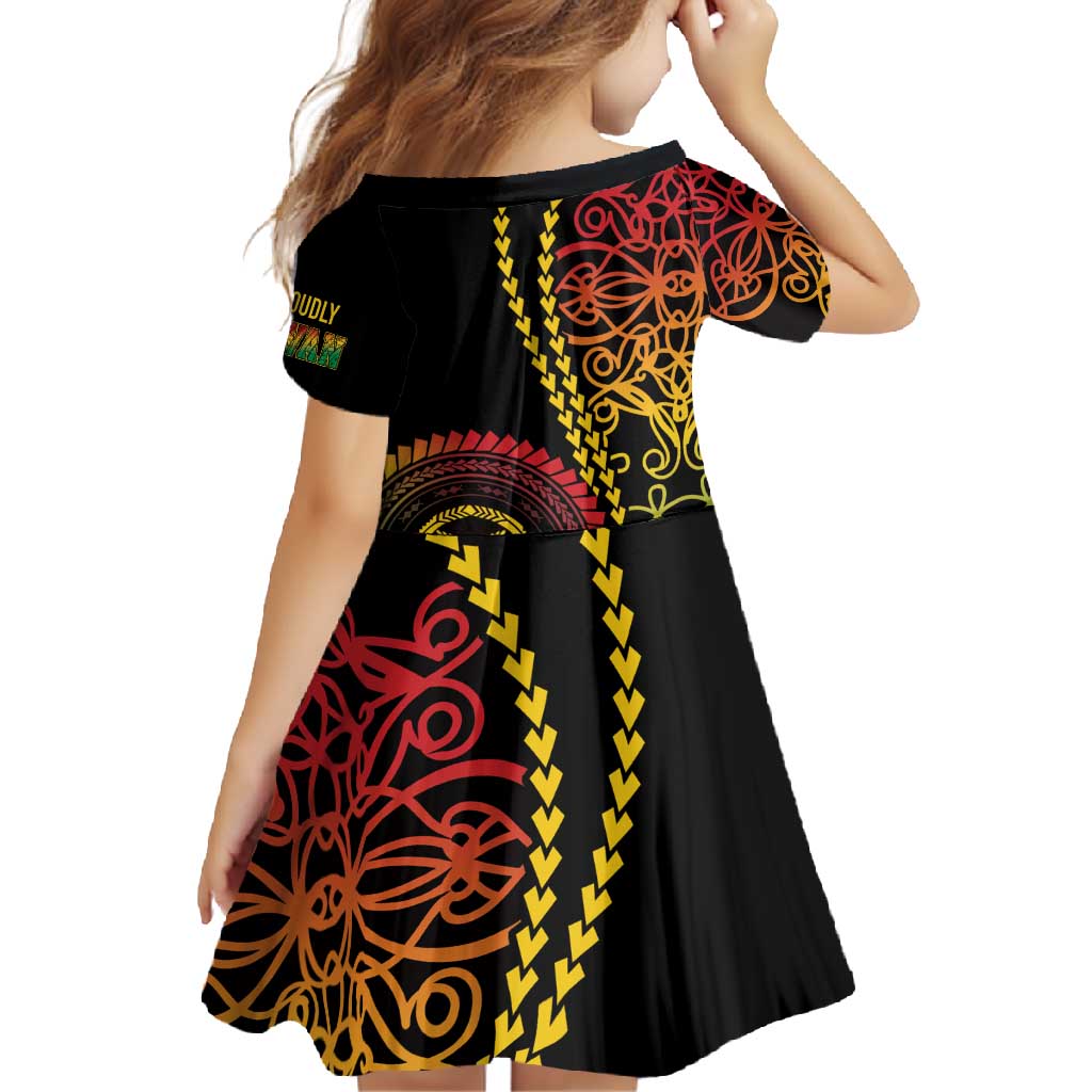 Proudly Ni-Van Sandroing Inspired Classic Style Family Matching Mermaid Dress and Hawaiian Shirt LT7 - Polynesian Pride