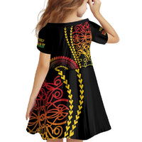 Proudly Ni-Van Sandroing Inspired Classic Style Family Matching Off Shoulder Maxi Dress and Hawaiian Shirt LT7 - Polynesian Pride