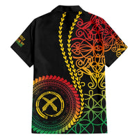 Proudly Ni-Van Sandroing Inspired Classic Style Family Matching Short Sleeve Bodycon Dress and Hawaiian Shirt LT7 - Polynesian Pride