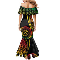Proudly Ni-Van Sandroing Inspired Classic Style Mermaid Dress LT7 - Polynesian Pride