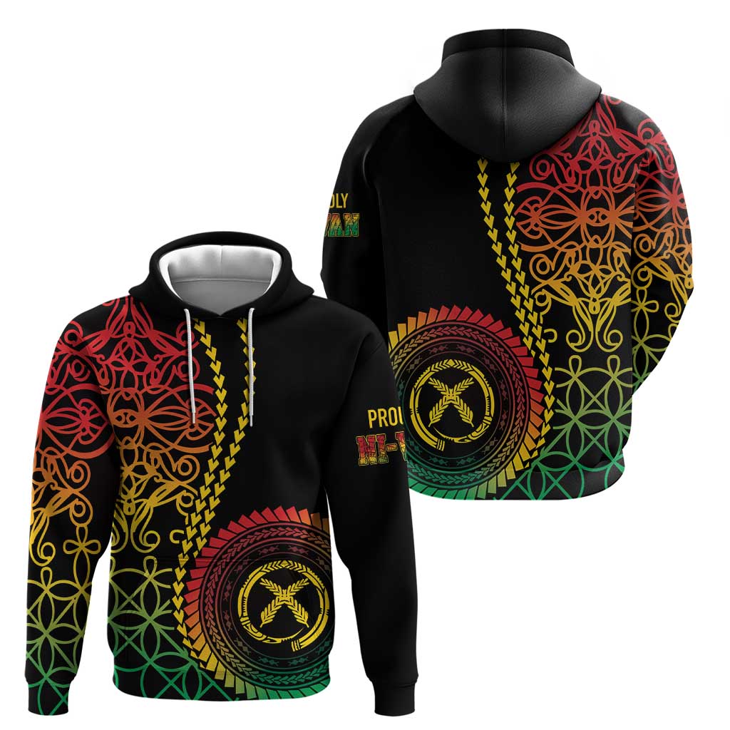 Proudly Ni-Van Sandroing Inspired Classic Style Zip Hoodie