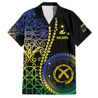 Proudly Ni-Van Sandroing Inspired Family Matching Tank Maxi Dress and Hawaiian Shirt Malampa Classic Style LT7 Dad's Shirt - Short Sleeve Colorful - Polynesian Pride