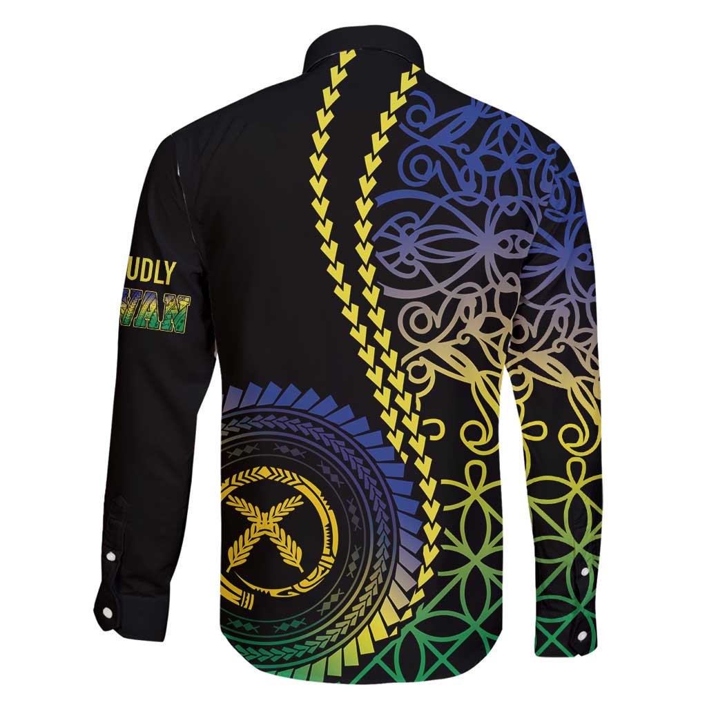 Proudly Ni-Van Sandroing Inspired Family Matching Tank Maxi Dress and Hawaiian Shirt Malampa Classic Style LT7 - Polynesian Pride
