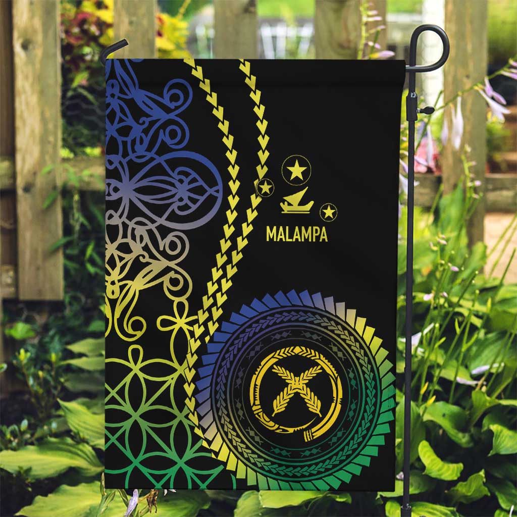 Proudly Ni-Van Sandroing Inspired Garden Flag Malampa Classic Style LT7 Garden Flag Colorful - Polynesian Pride