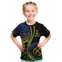 Proudly Ni-Van Sandroing Inspired Kid T Shirt Malampa Classic Style LT7 Colorful - Polynesian Pride