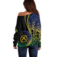Proudly Ni-Van Sandroing Inspired Off Shoulder Sweater Malampa Classic Style