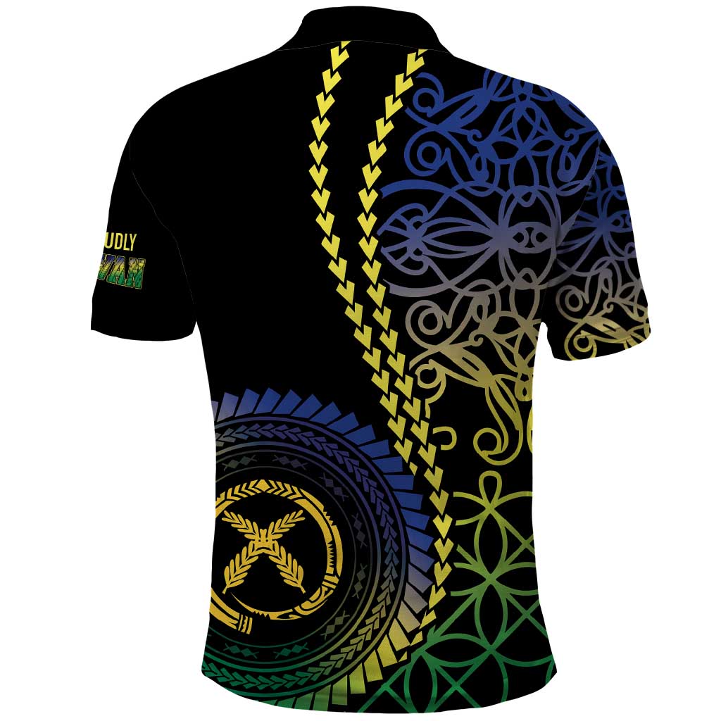 Proudly Ni-Van Sandroing Inspired Polo Shirt Malampa Classic Style LT7 - Polynesian Pride