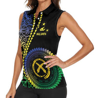 Proudly Ni-Van Sandroing Inspired Women Sleeveless Polo Shirt Malampa Classic Style