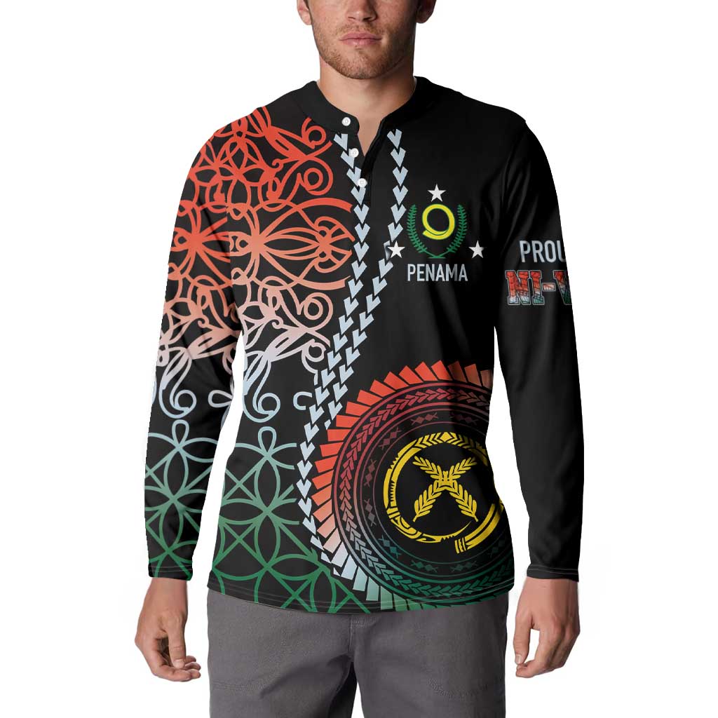Proudly Ni-Van Sandroing Inspired Button Sweatshirt Penama Classic Style