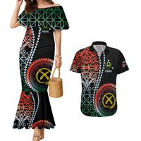 Proudly Ni-Van Sandroing Inspired Couples Matching Mermaid Dress and Hawaiian Shirt Penama Classic Style LT7 Colorful - Polynesian Pride