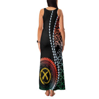 Proudly Ni-Van Sandroing Inspired Family Matching Tank Maxi Dress and Hawaiian Shirt Penama Classic Style LT7 - Polynesian Pride