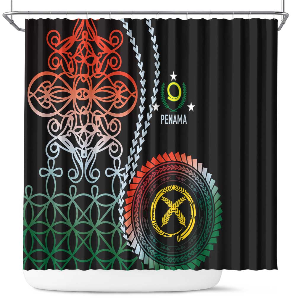 Proudly Ni-Van Sandroing Inspired Shower Curtain Penama Classic Style LT7 Colorful - Polynesian Pride