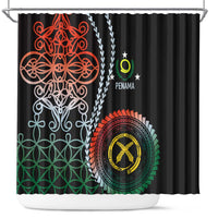 Proudly Ni-Van Sandroing Inspired Shower Curtain Penama Classic Style LT7 Colorful - Polynesian Pride