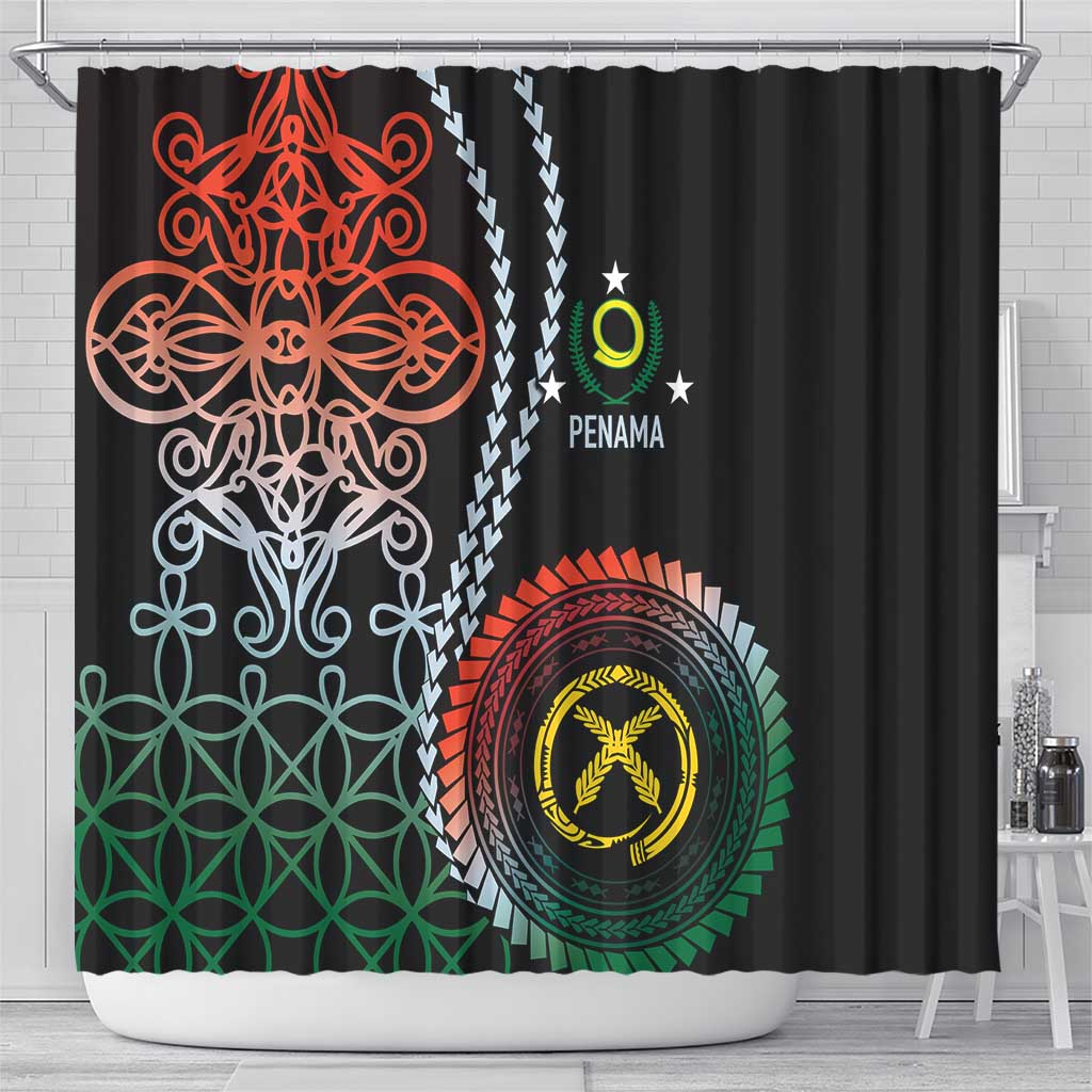 Proudly Ni-Van Sandroing Inspired Shower Curtain Penama Classic Style LT7 - Polynesian Pride