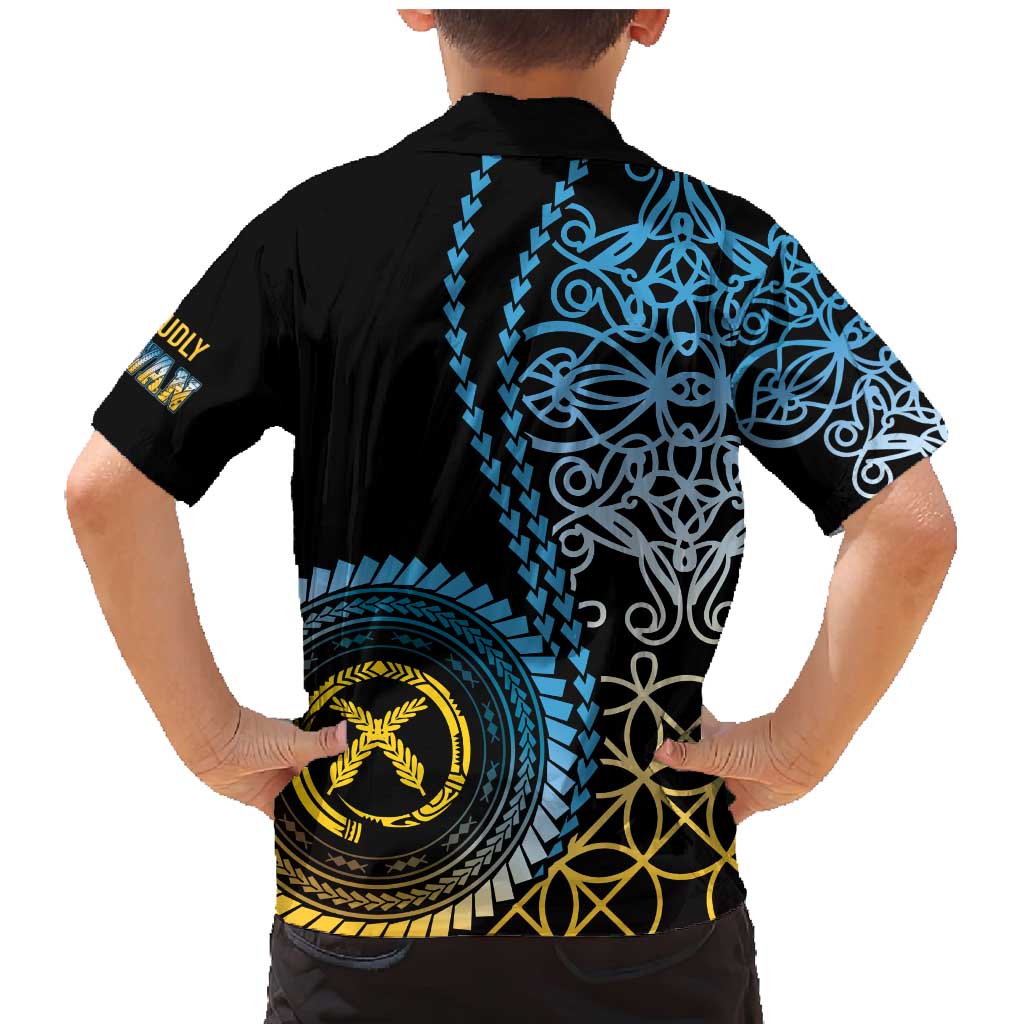 Proudly Ni-Van Sandroing Inspired Family Matching Mermaid Dress and Hawaiian Shirt Sanma Classic Style LT7 - Polynesian Pride
