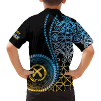 Proudly Ni-Van Sandroing Inspired Family Matching Puletasi and Hawaiian Shirt Sanma Classic Style LT7 - Polynesian Pride