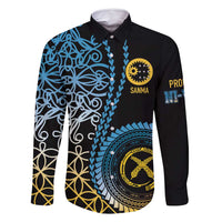 Proudly Ni-Van Sandroing Inspired Family Matching Tank Maxi Dress and Hawaiian Shirt Sanma Classic Style LT7 Dad's Shirt - Long Sleeve Colorful - Polynesian Pride