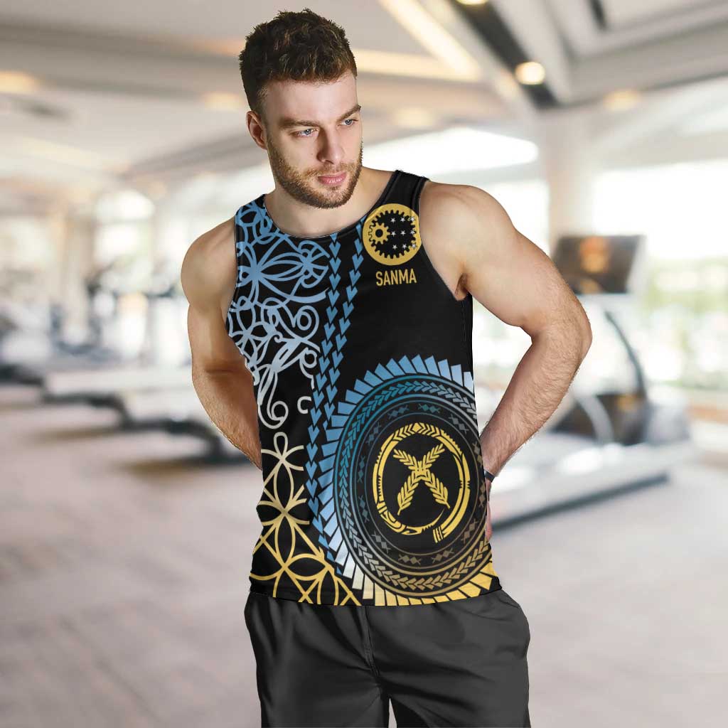 Proudly Ni-Van Sandroing Inspired Men Tank Top Sanma Classic Style LT7 Colorful - Polynesian Pride