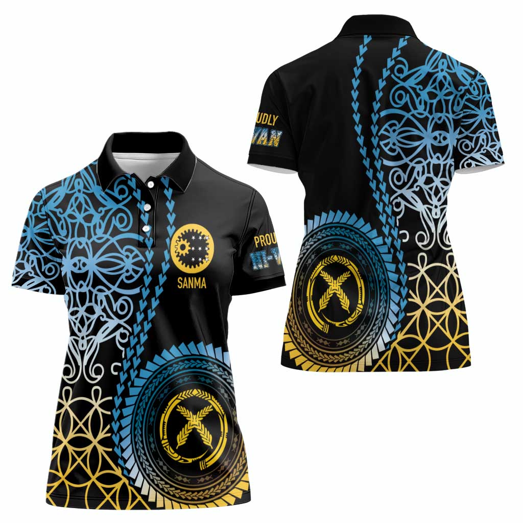 Proudly Ni-Van Sandroing Inspired Women Polo Shirt Sanma Classic Style