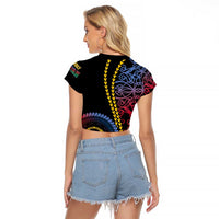 Proudly Ni-Van Sandroing Inspired Raglan Cropped T Shirt Shefa Classic Style