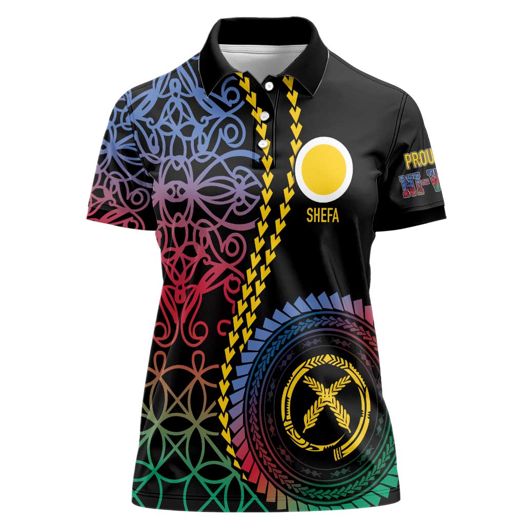 Proudly Ni-Van Sandroing Inspired Women Polo Shirt Shefa Classic Style