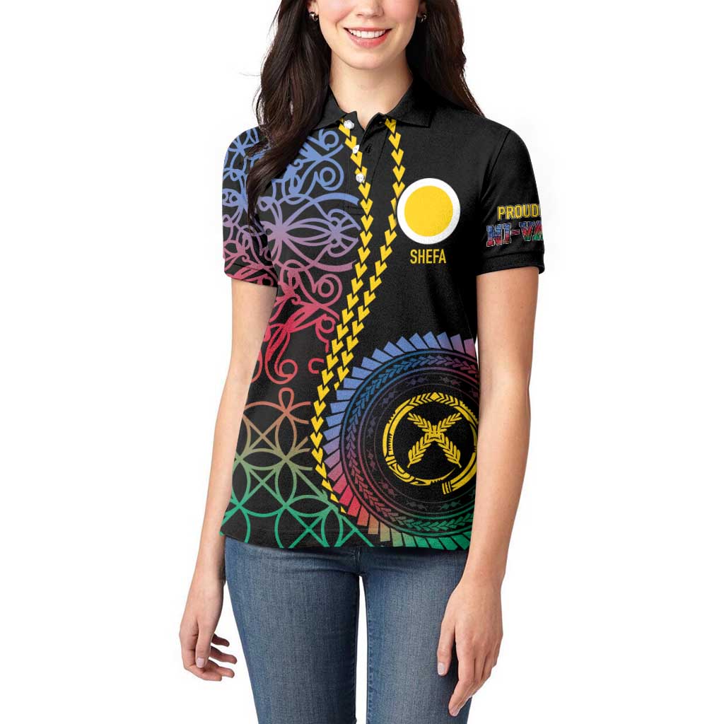 Proudly Ni-Van Sandroing Inspired Women Polo Shirt Shefa Classic Style