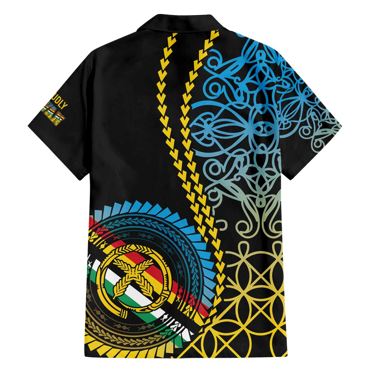 Proudly Ni-Van Sandroing Inspired Family Matching Off The Shoulder Long Sleeve Dress and Hawaiian Shirt Torba Classic Style LT7 - Polynesian Pride
