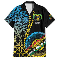 Proudly Ni-Van Sandroing Inspired Family Matching Off Shoulder Maxi Dress and Hawaiian Shirt Torba Classic Style LT7 Dad's Shirt - Short Sleeve Colorful - Polynesian Pride