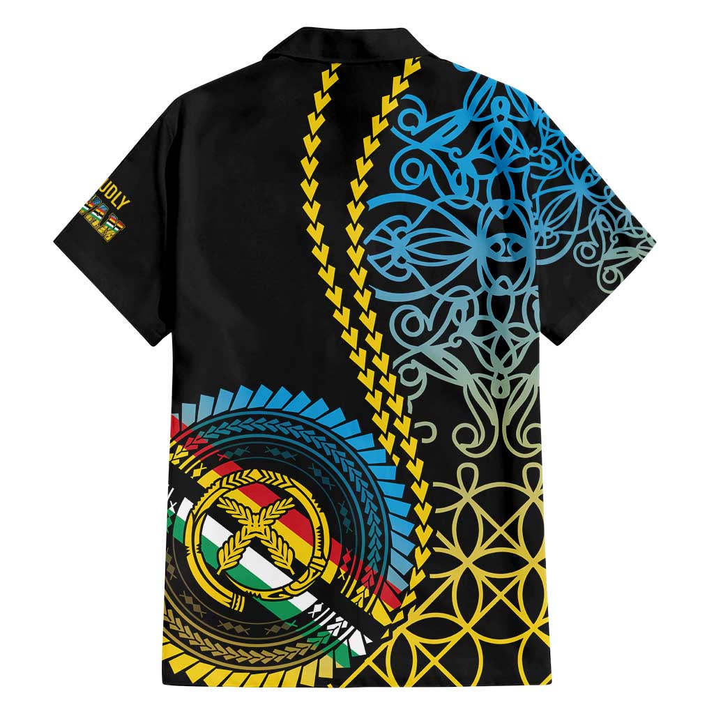 Proudly Ni-Van Sandroing Inspired Family Matching Summer Maxi Dress and Hawaiian Shirt Torba Classic Style LT7 - Polynesian Pride