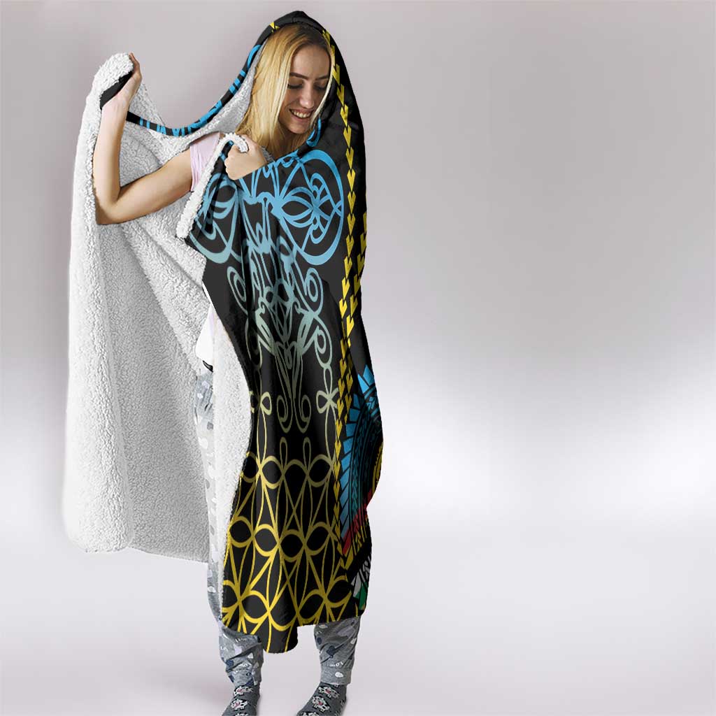 Proudly Ni-Van Sandroing Inspired Hooded Blanket Torba Classic Style