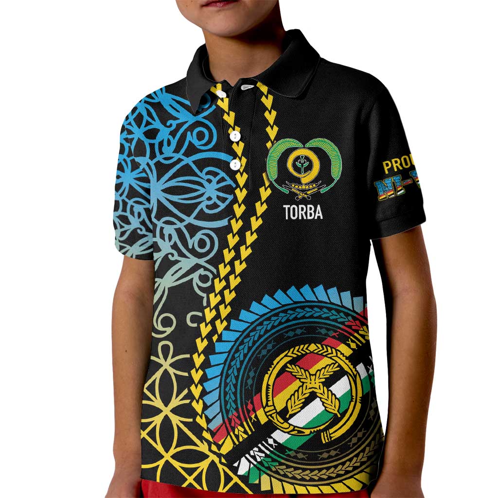 Proudly Ni-Van Sandroing Inspired Kid Polo Shirt Torba Classic Style LT7 Kid Colorful - Polynesian Pride